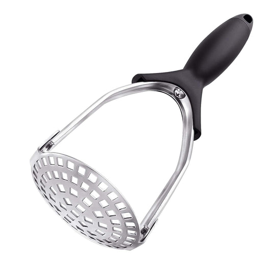 Heavy Duty Potato Masher, Stainless Steel Hand Potato Smasher for Beans, Vegetables, Avocado, Food and Friut