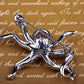 Swarovski Crystal Octopus Ice Body Pin Brooch