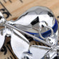 Swarovski Crystal Sapphire Blue Colored Ombre Butterfly Brooch Pin