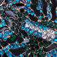 Emerald Zircon Embellished Fierce Aged Tiger Pin Brooch
