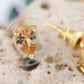 Swarovski Crystal Light Topaz Gems Teardrop Stud Prom Pageant Earrings