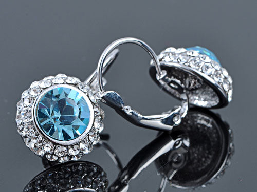 Swarovski Crystal Sapphire Blue Element Stud Earrings