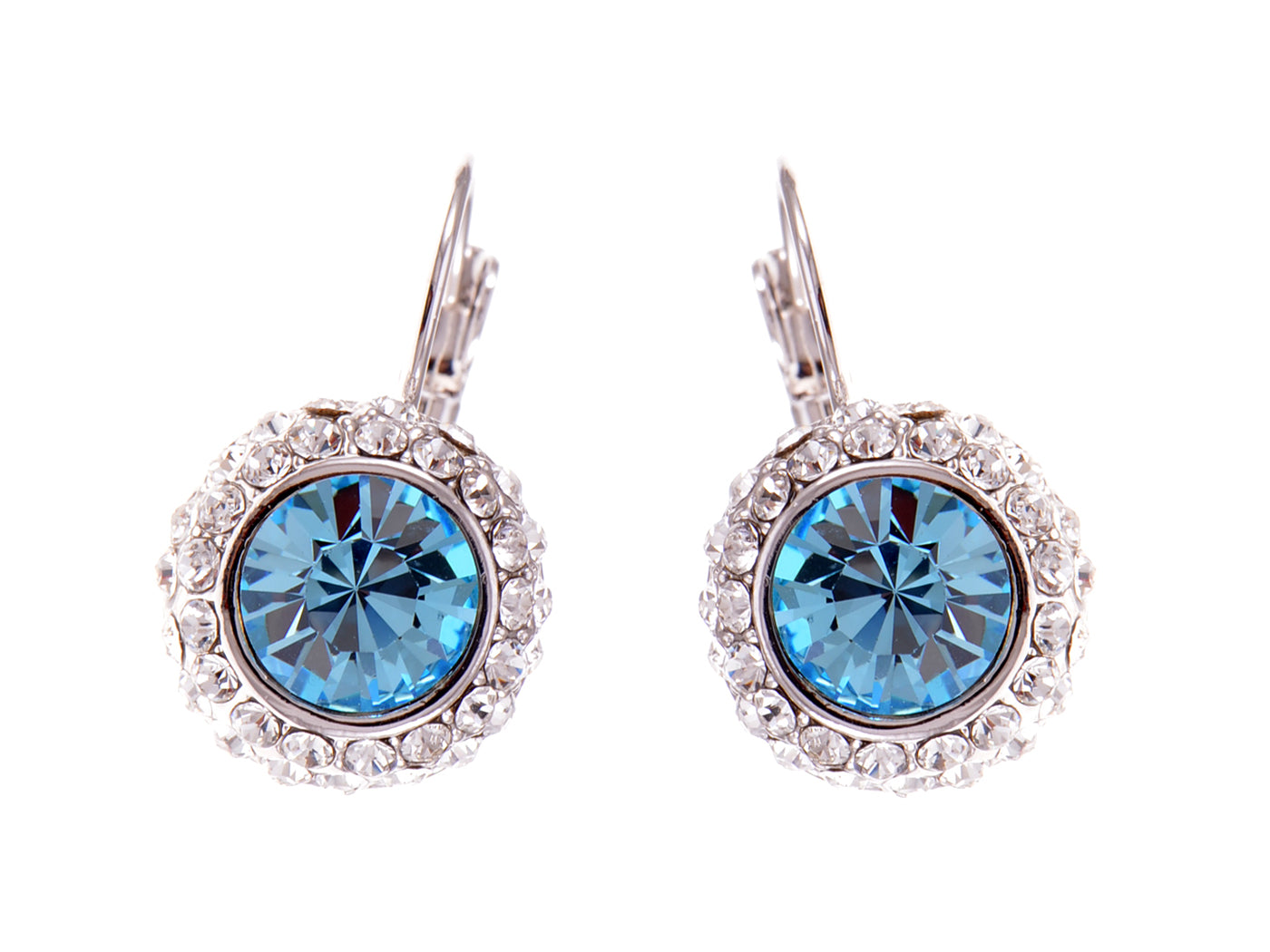 Swarovski Crystal Sapphire Blue Element Stud Earrings
