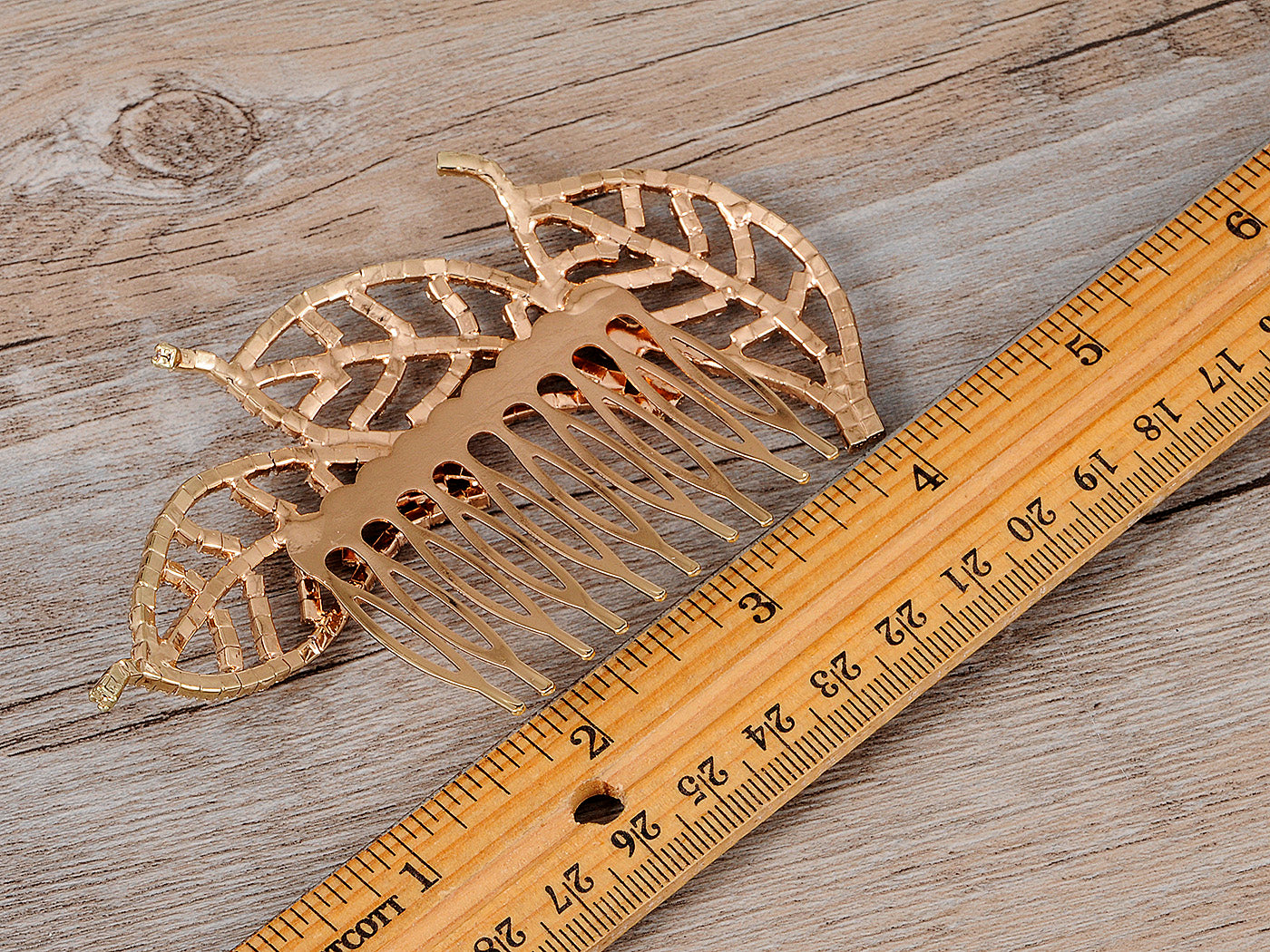 Leaf Trio Jewelry Hair Clip Comb