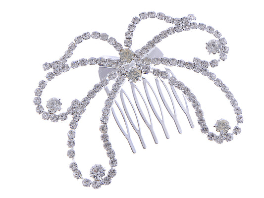 Bridal Jewelry Butterfly Swirl Head Piece Hair Comb