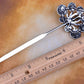 Antique Inspire Beautiful Abstract Female Peacock Bird Hair Pin