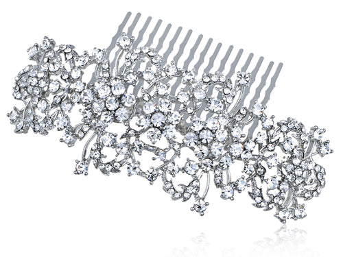 Flower Filigree Bridal Hair Comb