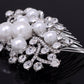 Luxurious Pearl And Encrusted Formal Wear Hair Clip
