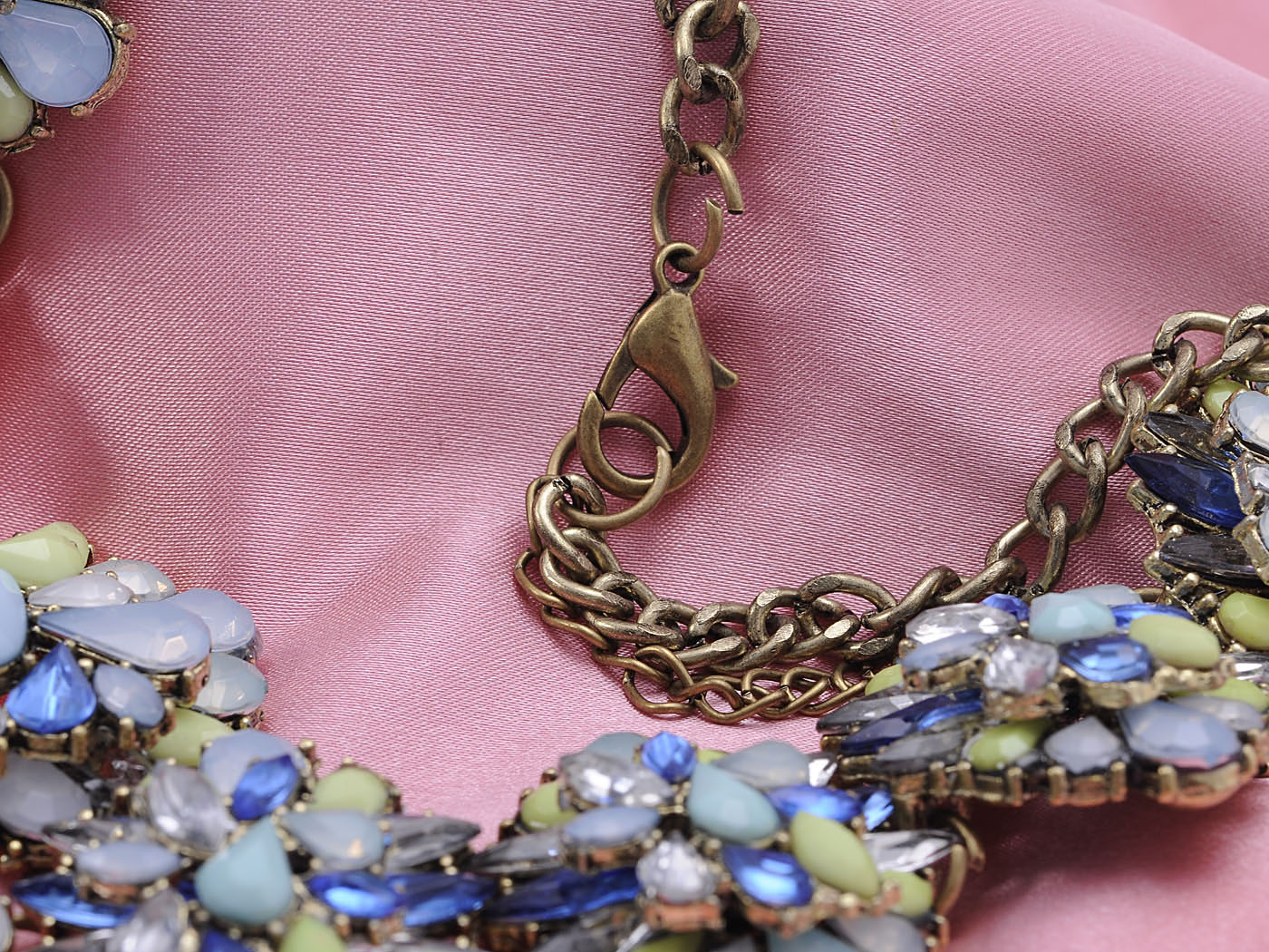 Under The Sea Mermaid Turquoise Beaded Bib Necklace