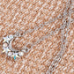 Swarovski Crystal Shooting Star Hot Galaxy Crest Aurora Boreale Pendant Necklace