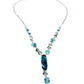 Swarovski crystals Dangle Earring Necklace Jewelry Set