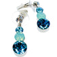 Swarovski crystals Dangle Earring Necklace Jewelry Set
