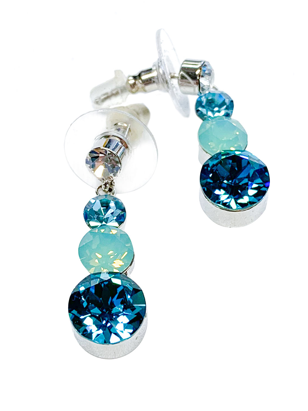 Swarovski crystals Dangle Earring Necklace Jewelry Set