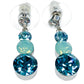 Swarovski crystals Dangle Earring Necklace Jewelry Set