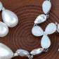 Swarovski Crystal Pearl Element Embellished Charm Earring Necklace Set