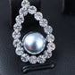 Swarovski Crystal Pearl Element Bridal Earring Necklace Set