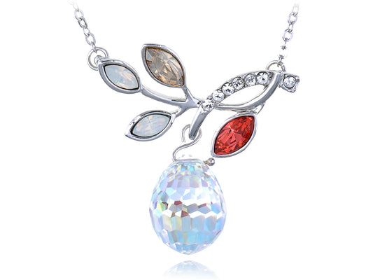 Fruit Bearing Multicolor Branch Element Necklace