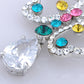 Swarovski Crystals Butterfly Element Earring Necklace Set