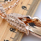 Swarovski Crystal Corn in Cob Peanut Pendant Necklace