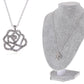 Swarovski Crystal Elements Rose Flower Manifest Love Necklace