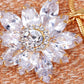 Elements Shadow Flower Sparkle Necklace Set