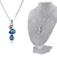 Swarovski Crystal Aquamarine Sky Blue Teardrop Water Bridesmaid March Births Necklace