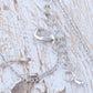 Swarovski Crystal Elements Aquamarine Silver Dolphin Fish Necklace