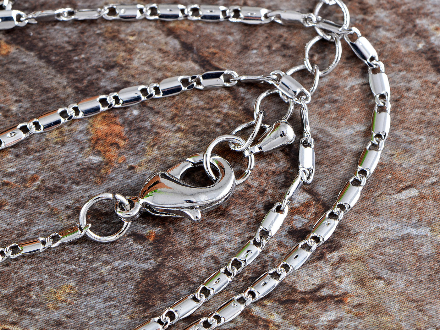 Swarovski Crystal Elements Aquamarine Silver Dolphin Fish Necklace