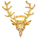Vintage Retro Deer Antler Stag Moose Elk Head Animal Ring