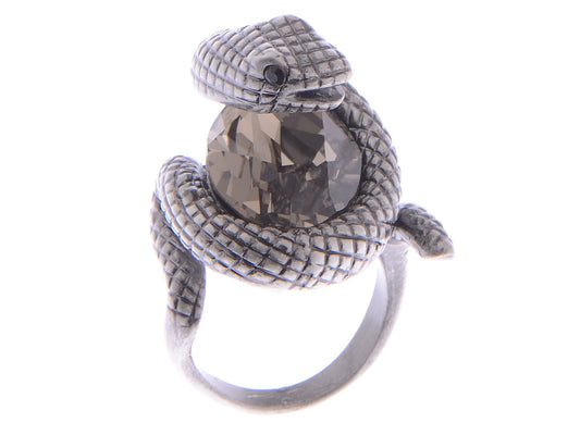 Topaz Wrap Around Snake Serpent Ring