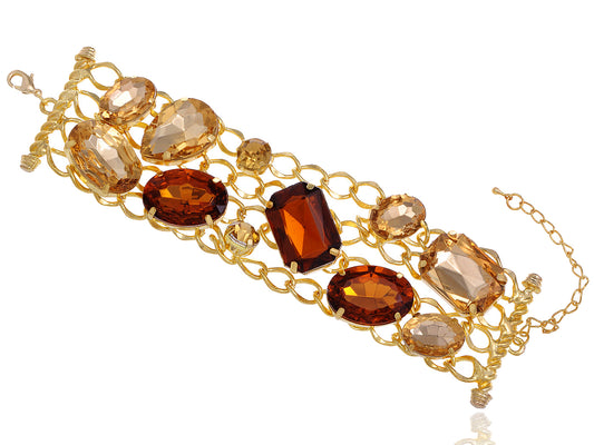 Glam Topaz Jewel Bracelet