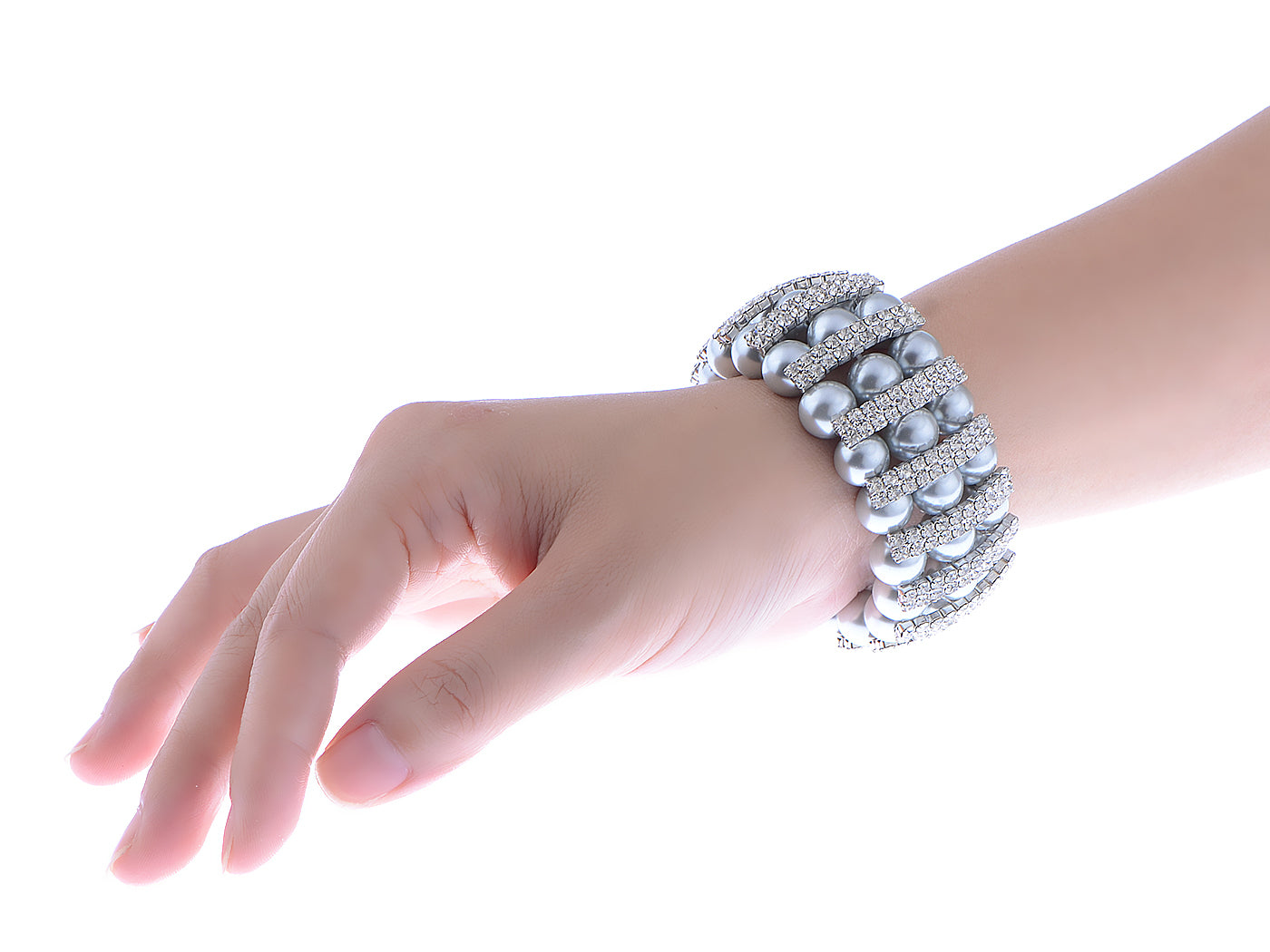 Vintage Pearl Wrap Stretch Bracelet