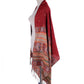 Multicolor Tribal Ethnic Thick Woven Tassel Scarf