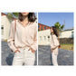 Vintage Loose Fitting Notched Shirt