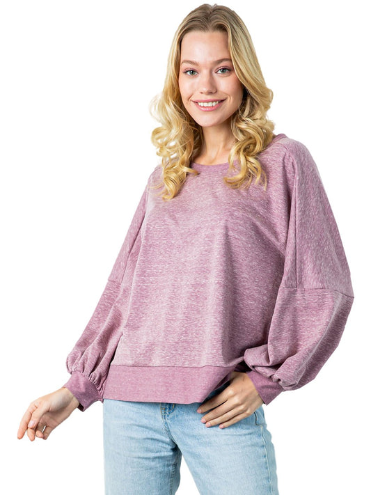 Open Back Cross Wrap Pull Over