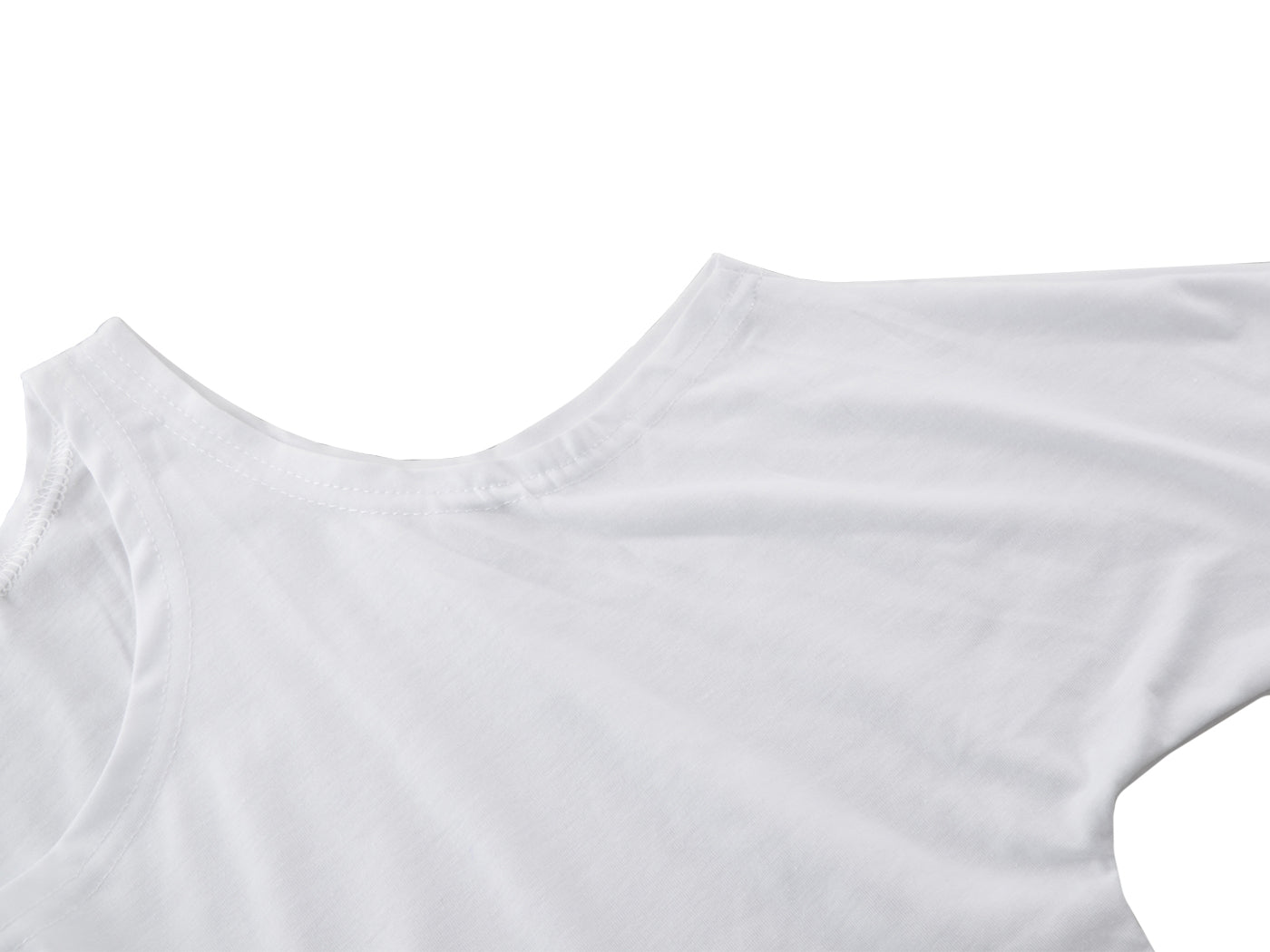 Shoulder Cut-Out Long T-Shirt