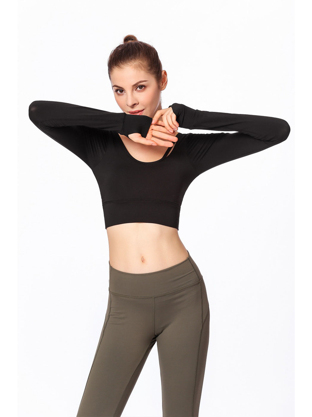 Asymmetrical Strapping Yoga Sport Top