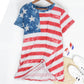 American Flag T-Shirt Casual Top