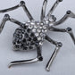 Gun Black Widow Spider Brooch Pin