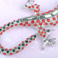 Peridot Ruby Czech Lizard Reptile Pin Brooch
