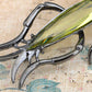 Gun Light Green Water Strider Insect Bug Brooch Pin