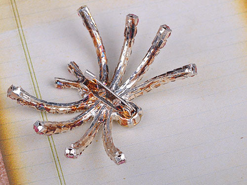 Ice Bling Austrian Spider Trend Pin Brooch