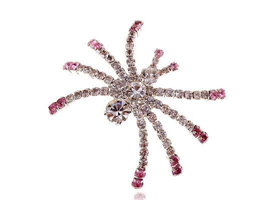 Ice Bling Austrian Spider Trend Pin Brooch