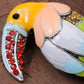 Multicolor Hand Painted Enamel Rainforest Toucan Parrot Bird Animal Brooch Pin