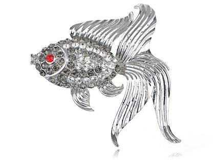 Czech Fish Fish Pin Brooch
