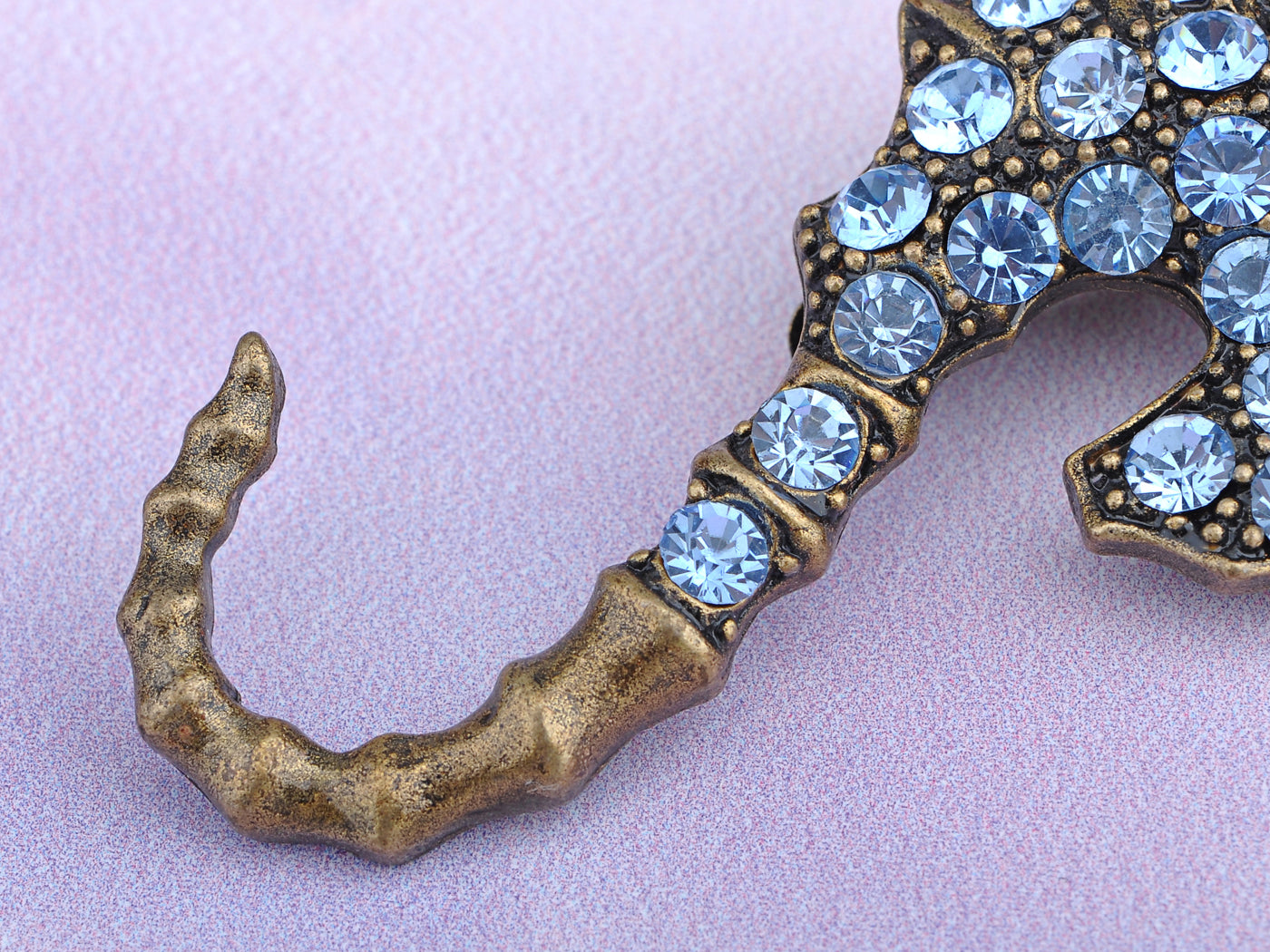 Antique Sapphire Ocean Seahorse Pin Brooch