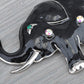 Jet Black Enamel Gem Holy Tusk Asian Elephant Pin Brooch