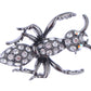 Topaz Czech Halloween Scary Spider Leg Pin Brooch