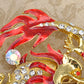 Pearl Fire Zodiac Dragon Brooch Pin
