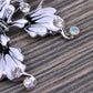 Enamel Wing Aurora Borealis Butterfly Pin Brooch
